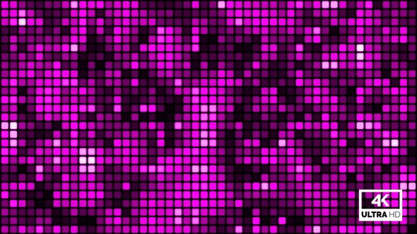 Pink Digital Dots Led Display Background Animation Looped V7 alt