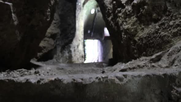 Science, archeology of Egypt, underground excavations in the pyramids. alt