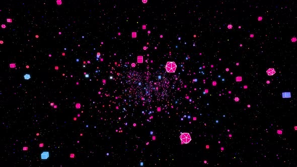 Abstract Box Space 4k alt