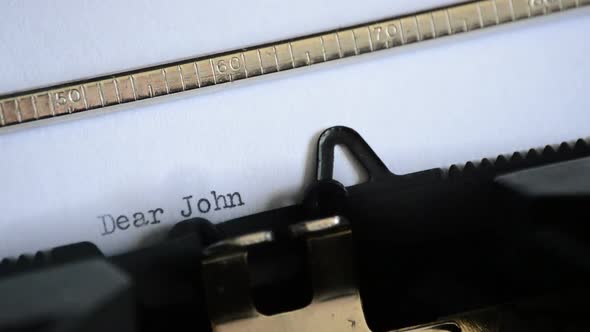 Typing the Expression Dear John alt