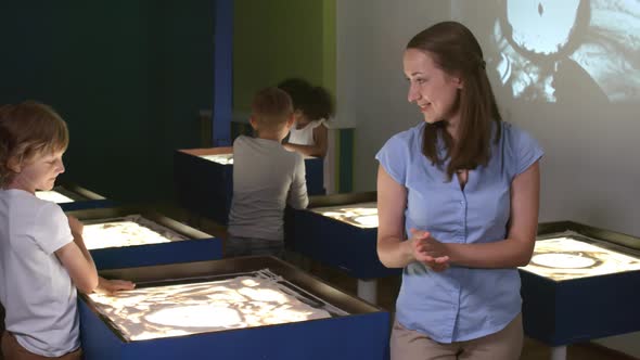 Female Art Teacher Posing alt