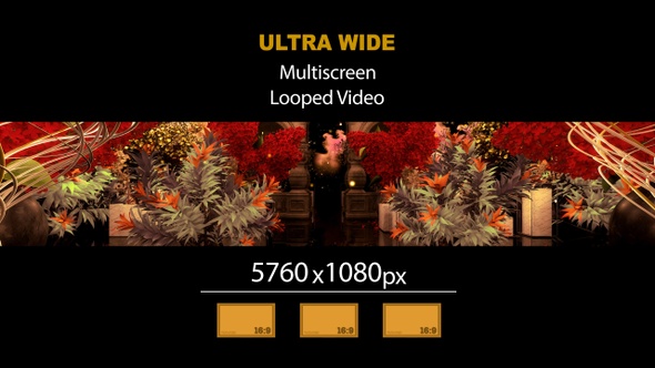 Ultra Wide HD Luxury Magic Garden Hall 12