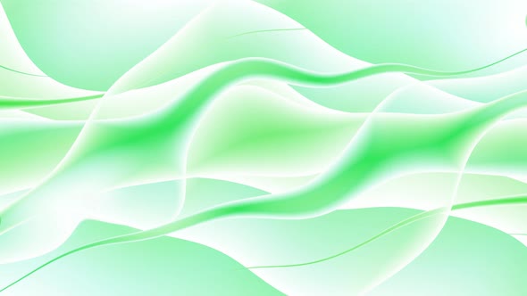 Abstract Cyan White Color Gradient Wavy Background