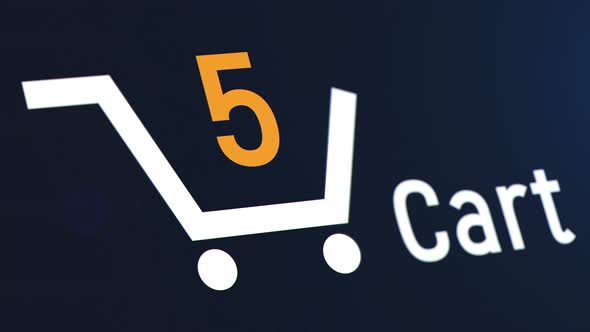 Animation Of Shopping Cart Icon