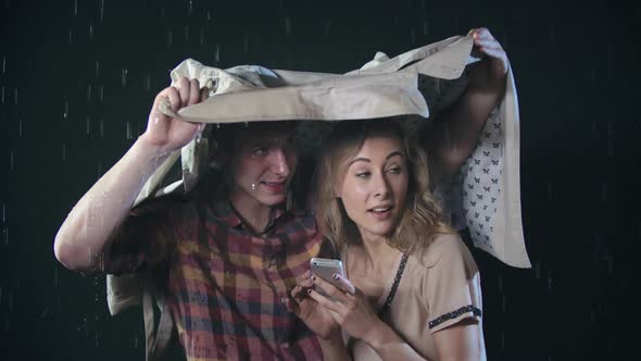 Hiding from Rain Together  alt