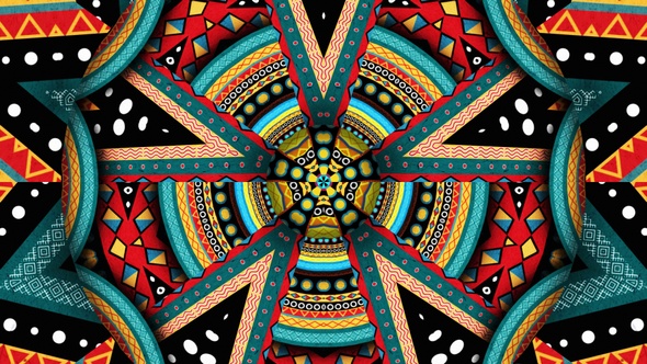 African Ornament Kaleidoscope