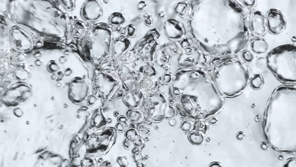 Super Slow Motion Shot of Flowing and Bubbling Water at 1000 Fps alt