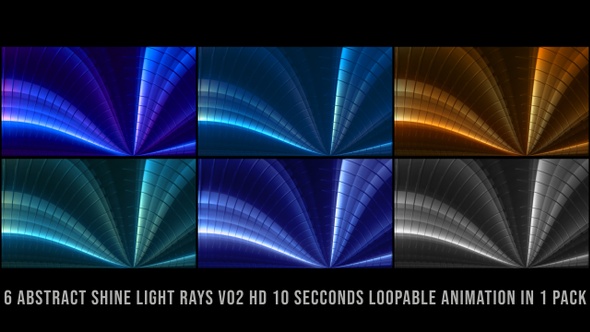 Abstract Shine Light Rays V02