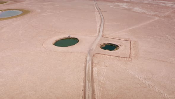 San Pedro De Atacama, Antofagasta, Chile, Desert, Andes Cejar Lagoon and Eyes of the Salar alt