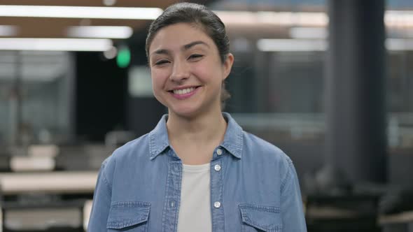 Head Shake As Yes Gesture By Indian Woman alt