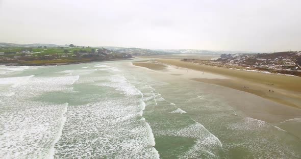 Aerial View of Sea 4k alt