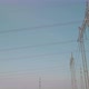 Power Pylons in a Field in Winter - VideoHive Item for Sale