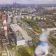 Aerial Shot Of Industrial Area in Moscow - VideoHive Item for Sale