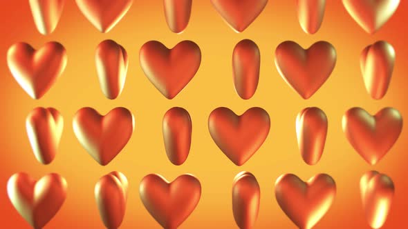 Valentines Day Romantic Bright Web Media Background With Magic Heart Designs alt