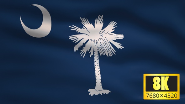 8K South Carolina State Flag Background alt