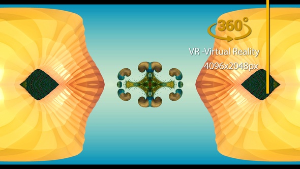 VR360 Fractal Mushroom Space 01 Virtual Reality