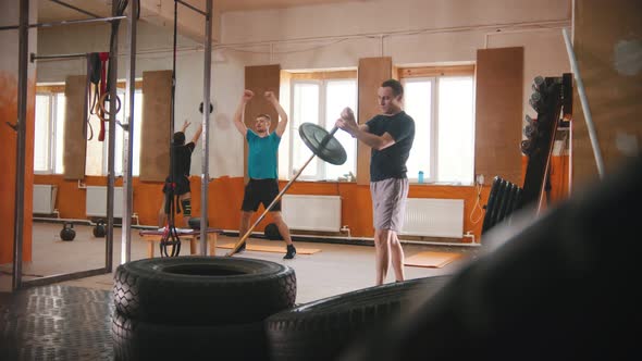 Men Training in the Small Gym alt