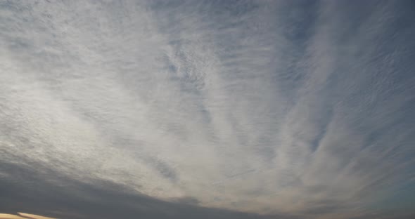 White Clouds Move Quickly Across The Sky alt