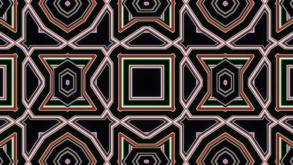 VJ Loop Flowing Cyclic Pattern of Abstract Shapes alt