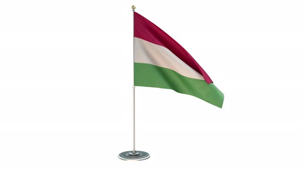 Hungary  Office Small Flag Pole