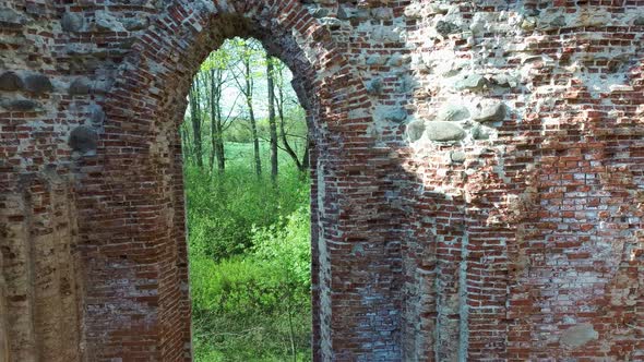 Old Architecture Details of the Lutheran Church in the Kalsnava Parish Latvia alt