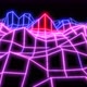  4K Neon grid landscape - VideoHive Item for Sale