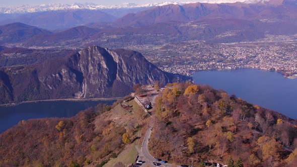 Sighignola Summit and the Balcone D'Italia Overlooking Lugano alt
