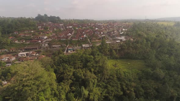 Tropical Landscape with Agricultural Land in Indonesia alt