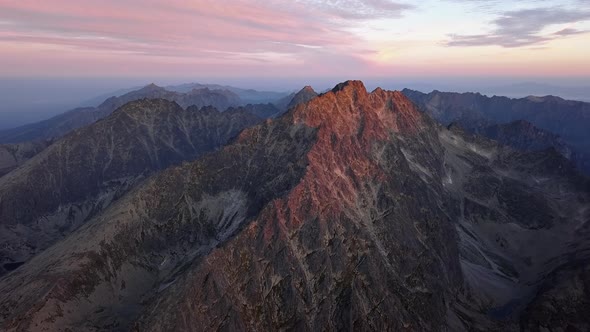 Sunrise Over High Tatras Mountains alt