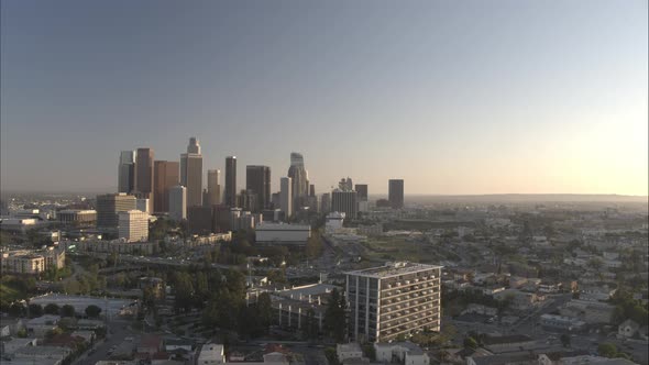 LA Drone Sunset alt