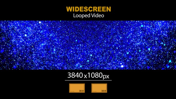 Widescreen Glitter Particles Fluid 03