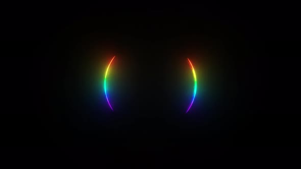 Multicolored neon circle alt