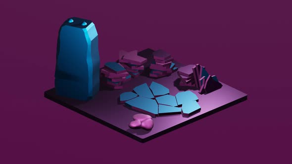 Isometric structure of the moon