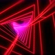 4K Neon triangle tunnel - VideoHive Item for Sale