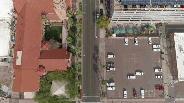 Aerial view of Monroe Street alt