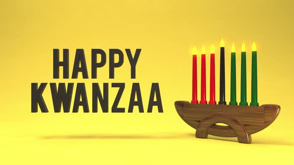 Happy Kwanzaa holiday greeting