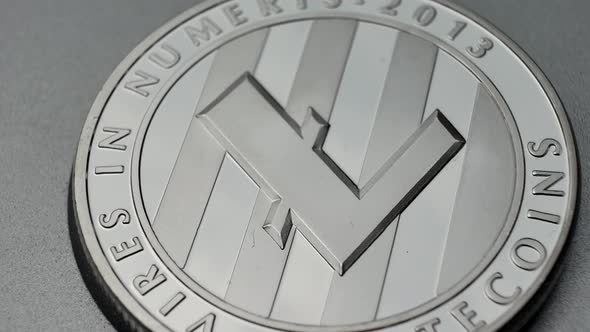 Silver Litecoin Coin