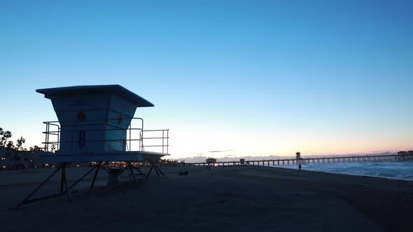 Timelapse Lifeguard Beach