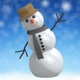 Cartoon Snow Man Hello / Bye V01 - VideoHive Item for Sale