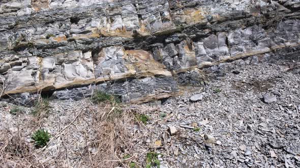 Layered rock formation alt