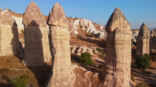 Love Valley of Cappadocia Goreme Turkey alt