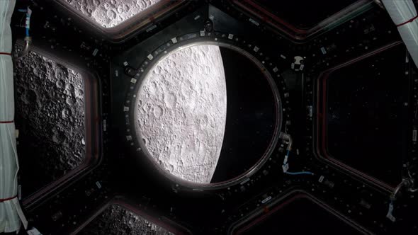 Moon View Spaceship Window - 6