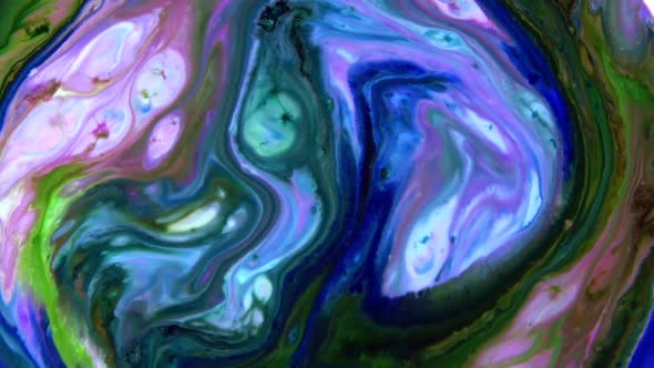 Artistic Concept Color Surface Moving Surface Liquid Paint 30