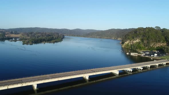 Drone footage of Tathra river alt