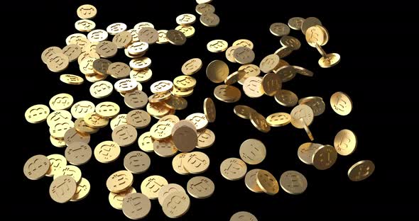 Bitcoin Symbol Animation