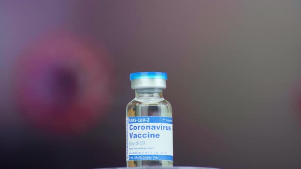 Covid-19 Coronavirus (SARS-CoV-2) Vaccine Produced completed package 