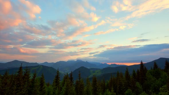 Mountain Nature in Spring