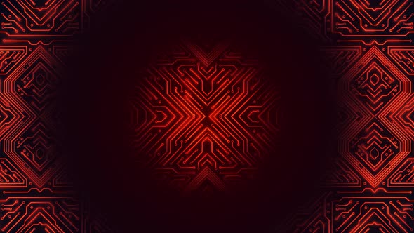 Energy flowing Circuits Malware infected virus . alt