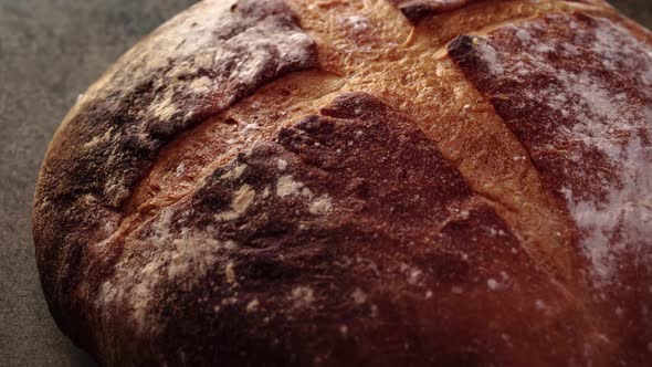 Freshly Baked Natural Bread is on the Kitchen Table alt