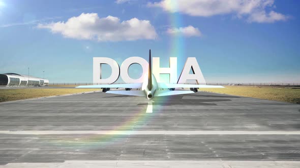 Commercial Airplane Landing Capitals And Cities   Doha
